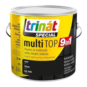 Trilak Trinát Special MultiTop 9in1 alapozó és fedőfesték 9005 fekete 2,5L