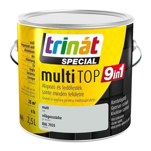 Trilak Trinát Special MultiTop 9in1 alapozó és fedőfesték 7035 szürke 2,5L