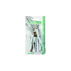 Stalco univerzális tipli facsavarral 10/5,0x80mm 4db/csomag