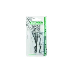 Stalco univerzális tipli egyenes kampóval 8x65 5db/csomag