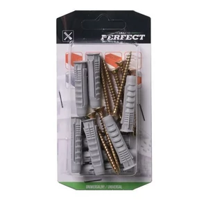 Stalco univerzális műanyag tipli csavarral 8/4.5x80mm 7db/csomag