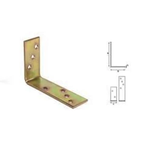 Stalco Sarokösszekötő lemez horganyzott 180x120x40mm vastagság: 4,0mm