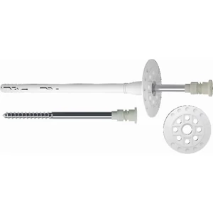 Stalco műanyag szigetelés rögzítő fém csavarral 8x295mm 100 db/csomag