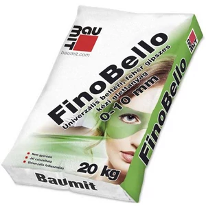 Baumit FinoBello beltéri glett 0-10mm 20kg 54zsák/raklap
