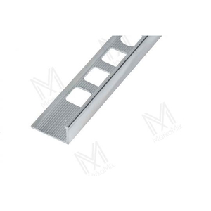Salag aluminium élvédő L profil 8mm natúr 2,5m