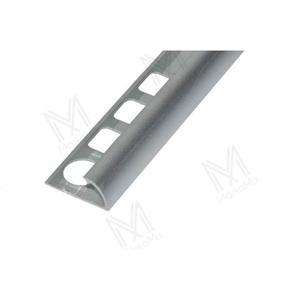 Salag aluminium élvédő íves 8mm eloxált ezüst 2,5m