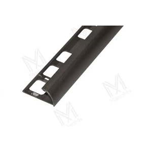 Salag aluminium élvédő íves 8mm eloxált titán/pezsgő 2,5m