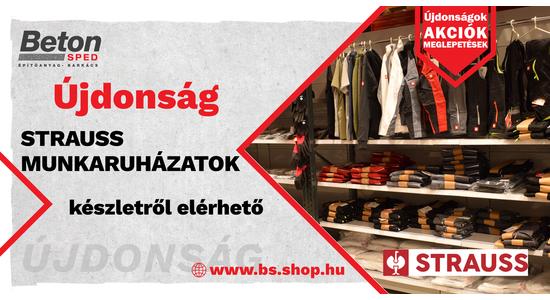 Strauss munkaruhák készletről elérhetők!