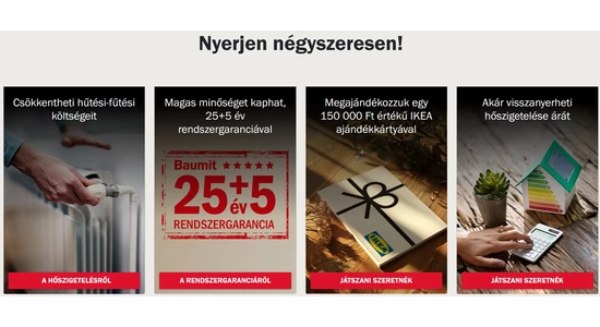 Baumit akciós homlokzati hőszigetelő rendszer kalkuláció