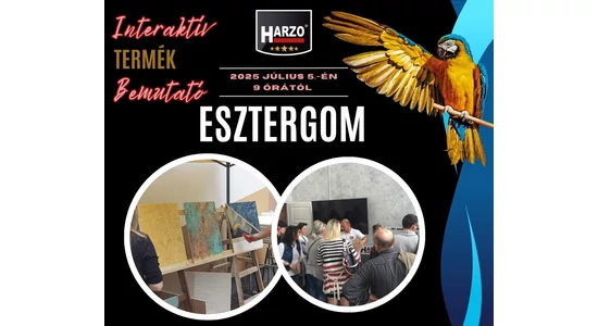 HARZO Roadshow Esztergomban – interaktív szakmai bemutató a Betonspedben