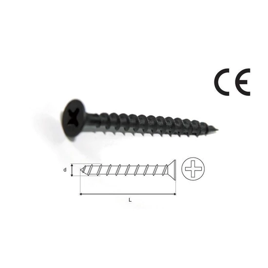 Stalco gipszkarton csavar 3,5x35mm famenetes 200db/csomag
