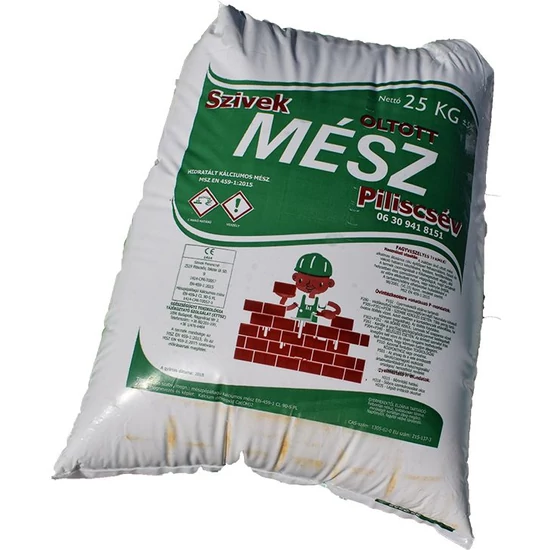 Oltott mész 25kg/zsák