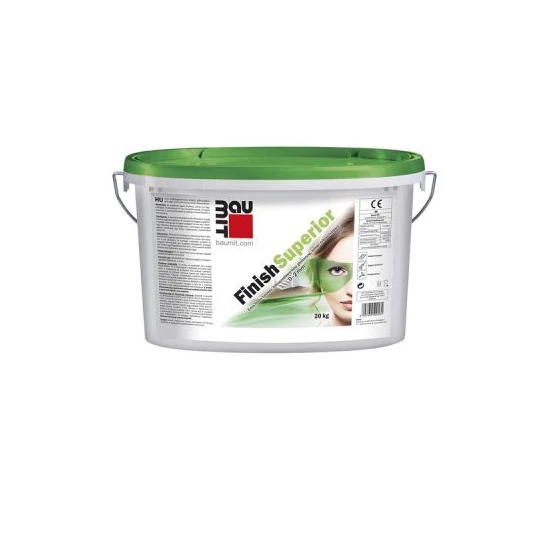 Baumit FinishSuperior beltéri kész glettanyag 0-2mm 20kg/vödör