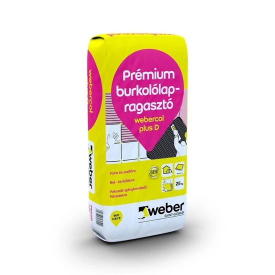 webercol F622D plus D (C2TE) csemperagasztó 25kg