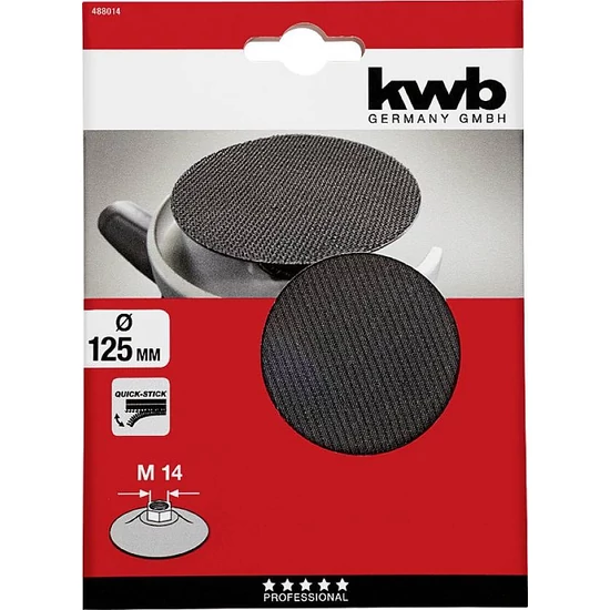 KWB tépőzáras gumitányer sarokcsiszolóhoz 125mm