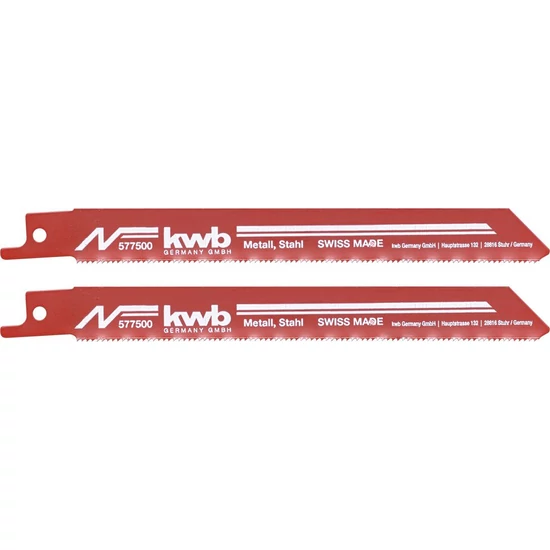 KWB Profi orrfűrészlap flexibilis, fémhez 153/130mm finom vágáshoz 2db