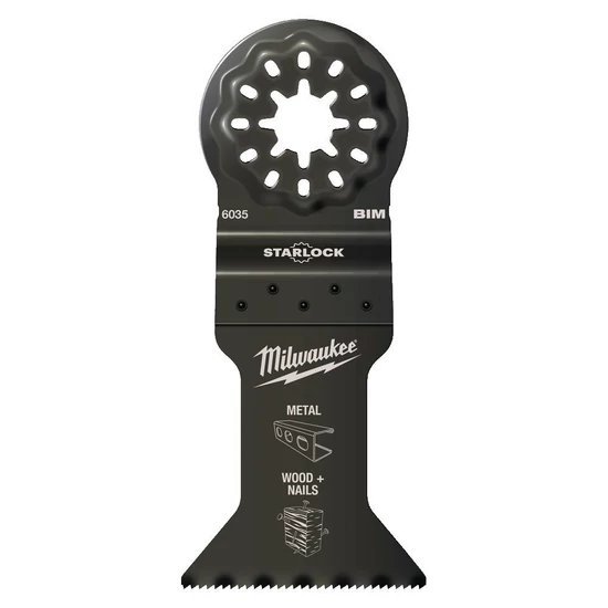 Milwaukee Merülő fűrészlap Bimetál (Fém, Fa + Szeg) 43mm