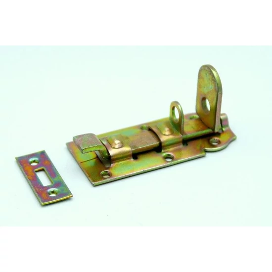 Tolózár hajlított, horganyzott, lakatolható 140x50x2,0mm