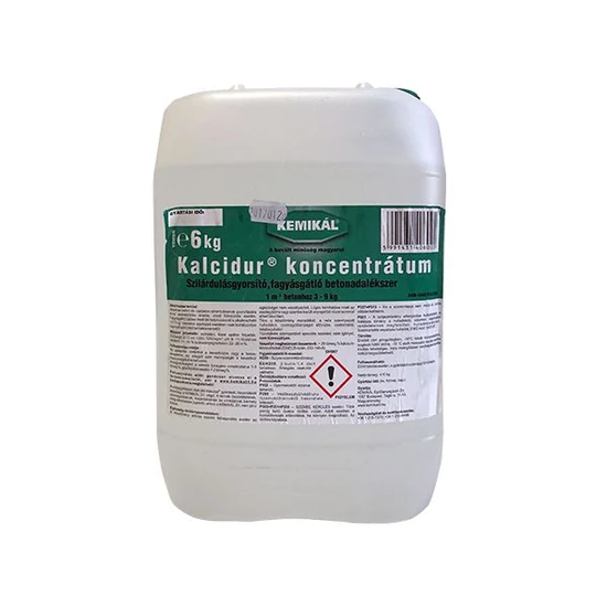 Kemikál Kalcidur kötésgyorsító betonhoz 6kg