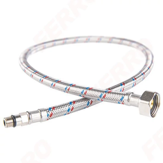 Ferro flexibilis csaptelep bekötőcső 3/8"xM10  60cm