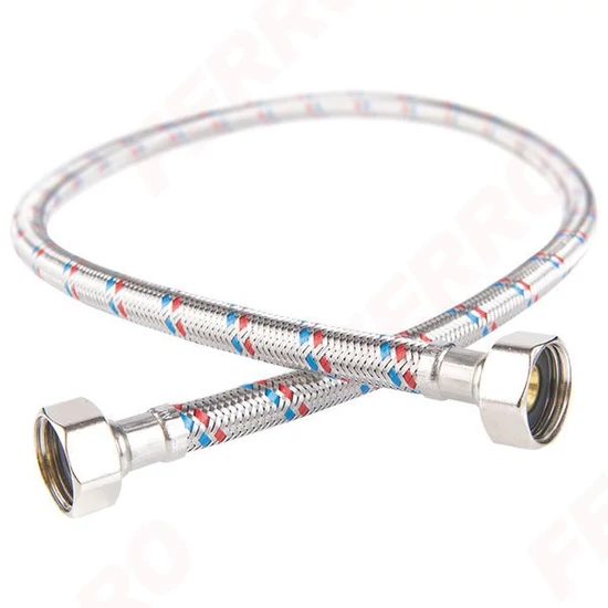 Ferro flexibilis bekötőcső belső, belső menet 1/2"x1/2"  40cm
