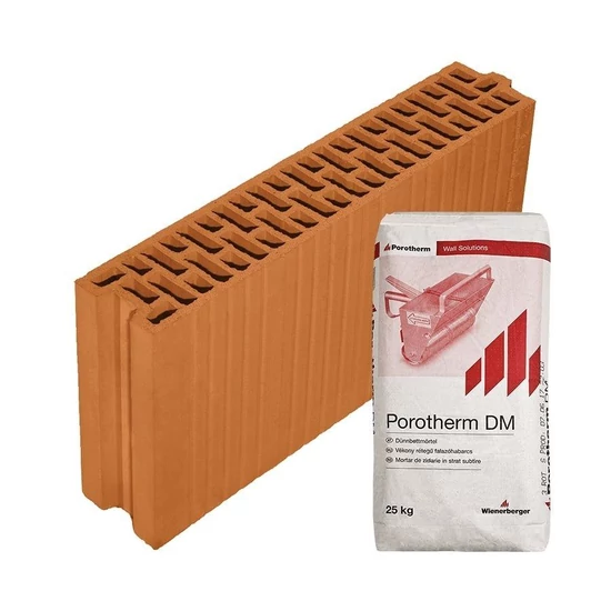 WB Porotherm 10 N+F Rapid tégla falazóhabarcsal 96 db/raklap