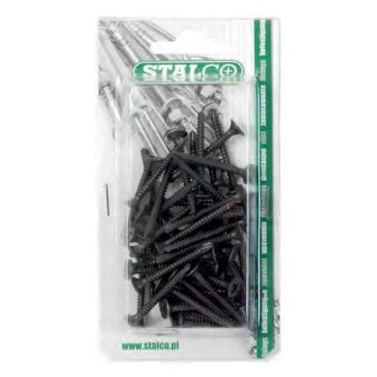 Stalco foszfátozott önfúró csavar süllyesztett fejjel 3,5x25mm 50db/csomag