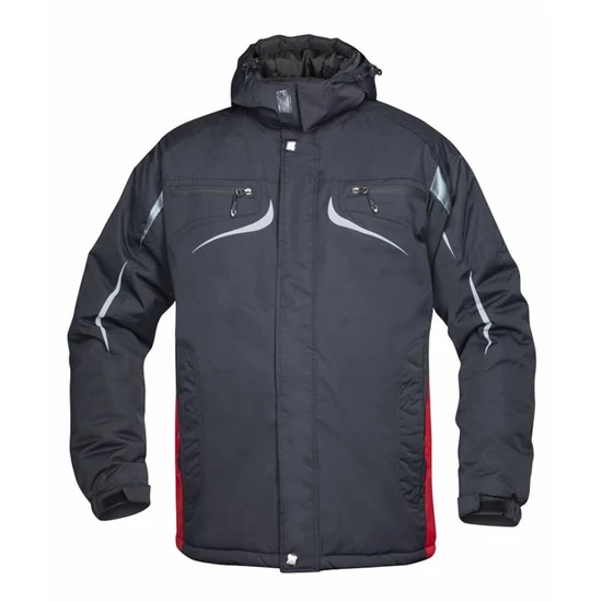 Ardon Philip munkavédelmi téli kabát fekete-piros H8144 XL