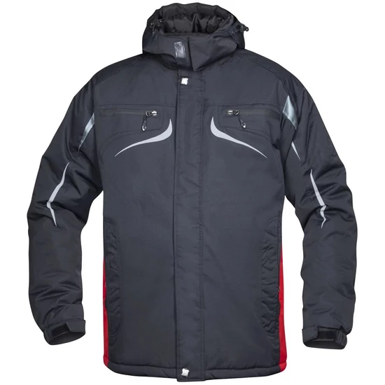 Ardon Philip munkavédelmi téli kabát fekete-piros H8144 3XL