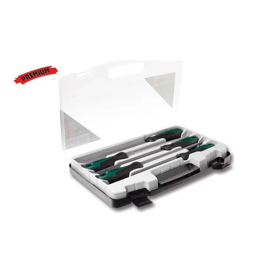 STALCO PREMIUM Fém reszelő és fa ráspoly készlet 200mm