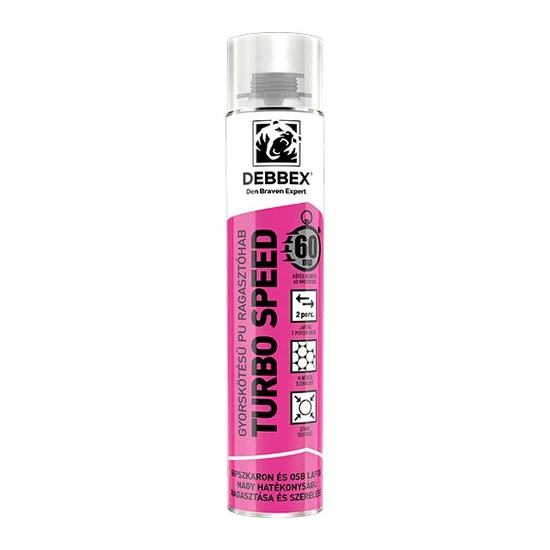 Den Braven Debbex Turbo Speed ragasztóhab pisztolyos 750ml