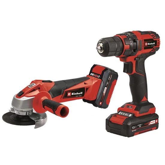 Einhell TC-TK 18 Li Kit PXC szerszámgép szett 18V LI-ION, 1.5AH és 3.0MAH