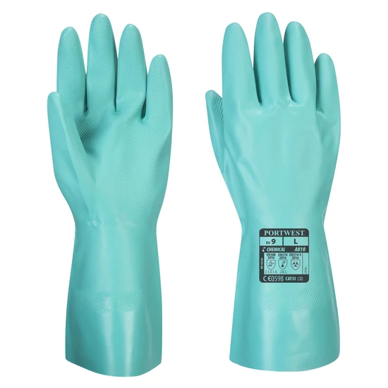 Portwest Nitrosafe Plus vegyszerálló kesztyű A812 M