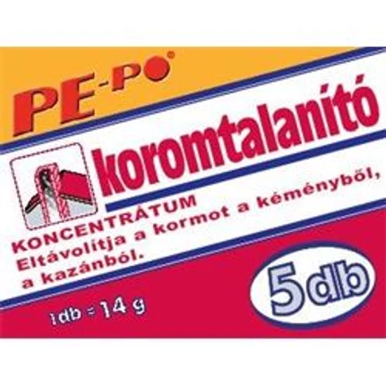 Pepó koromtalanító 70g 5db/csomag