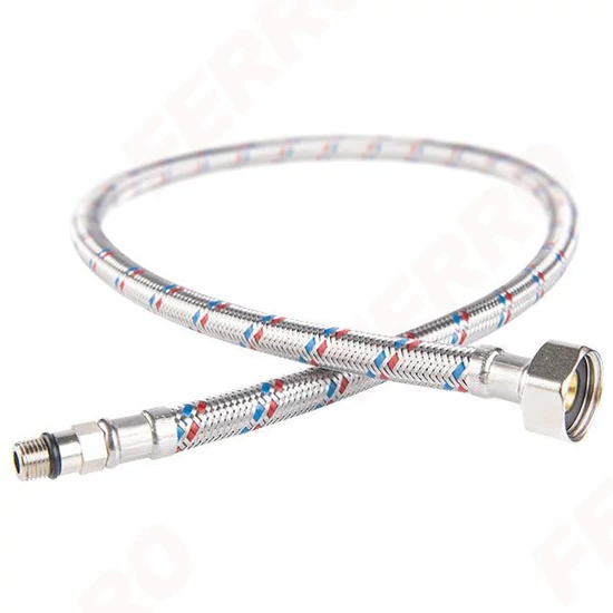 Ferro flexibilis csaptelep bekötőcső 3/8" x M10  50cm