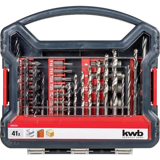 KWB Standard fúrószár, bit készlet 41db-os
