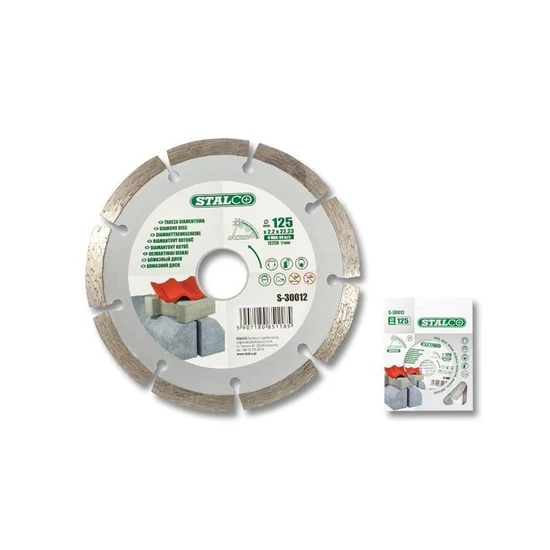 Stalco gyémánt vágókorong szegmentált 230x2,6x22,23mm