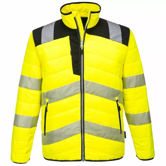 Portwest HI-VIS Baffle kabát sárga/fekete PW371 L