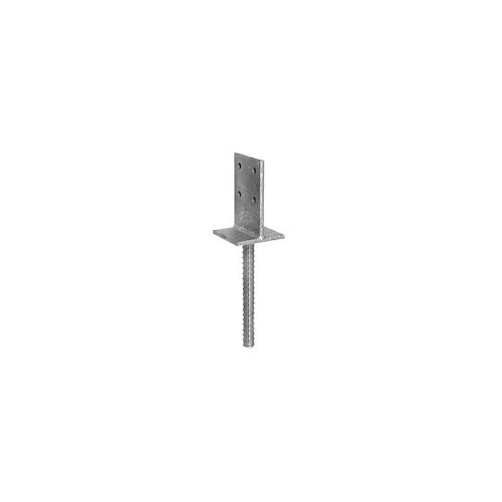 Oszloptartó T-forma 85x95/85x120 horganyzott 185mm betonba