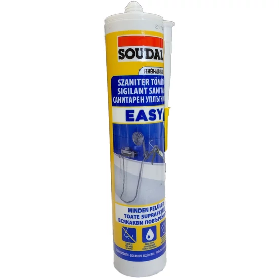 Soudal Easy szaniter tömítő fehér 280ml 12db/doboz