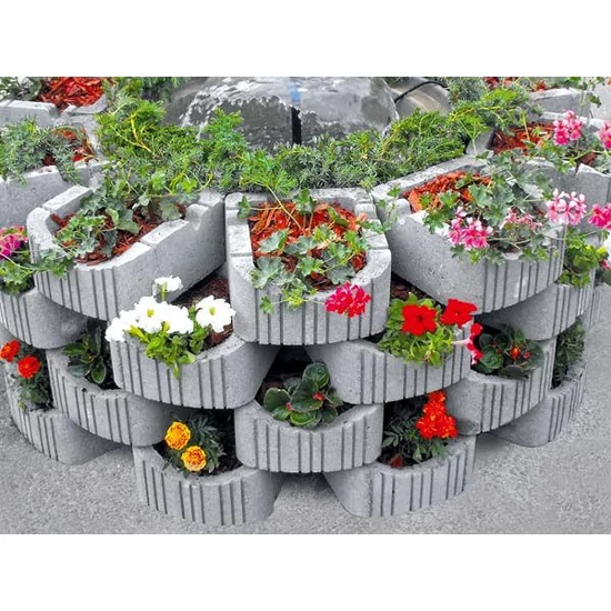 Frühwald Liastone rézsűkő szürke 30x26,5x13cm 72db/raklap