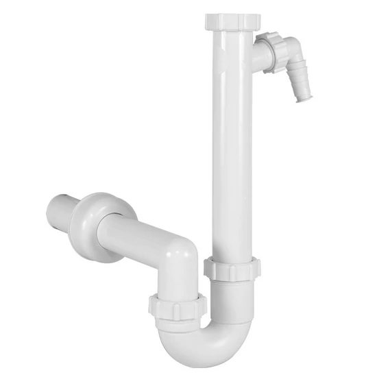 Styron mosogató szifon 6/4", 40mm, leeresztő nélkül