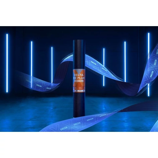 Dörken Delta-XX PLUS UNIVERSAL többrétegű páraáteresztő fólia 75m2/tekercs 150g/m2