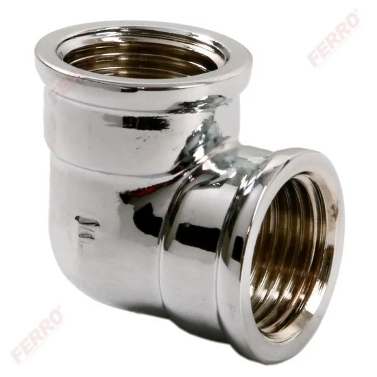 Ferro krómozott könyök 3/8" BB