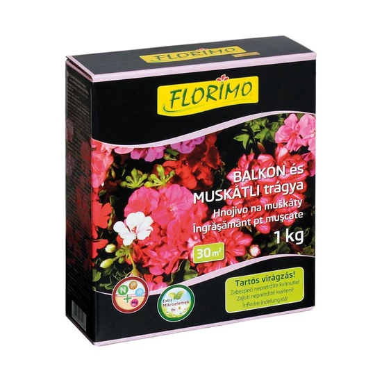 FLORIMO balkon és muskátli trágya 1kg