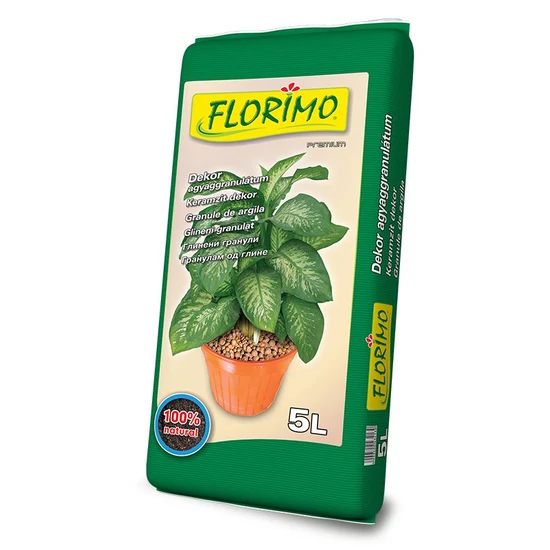 FLORIMO dekor agyag granulátum teracotta 5L