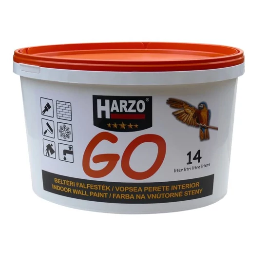 HARZO GO beltéri diszperziós falfesték 14L