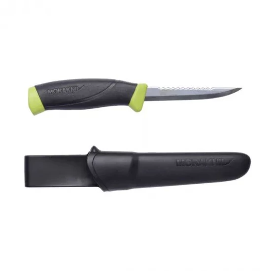 Fiskars Morakniv Fishing Comfort Scaller 098 (S) filézőkés tokkal zöld