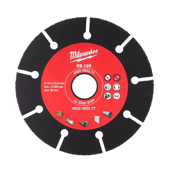 Milwaukee karbid vágókorong 125mm-1db