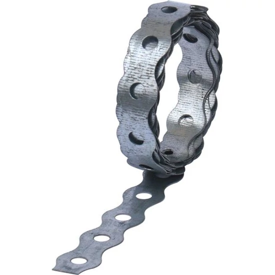 Függesztő szalag (hilti szalag) 12/0,5mm lyuk d=5mm 2fm/tekercs